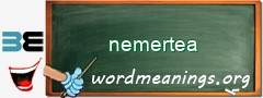 WordMeaning blackboard for nemertea